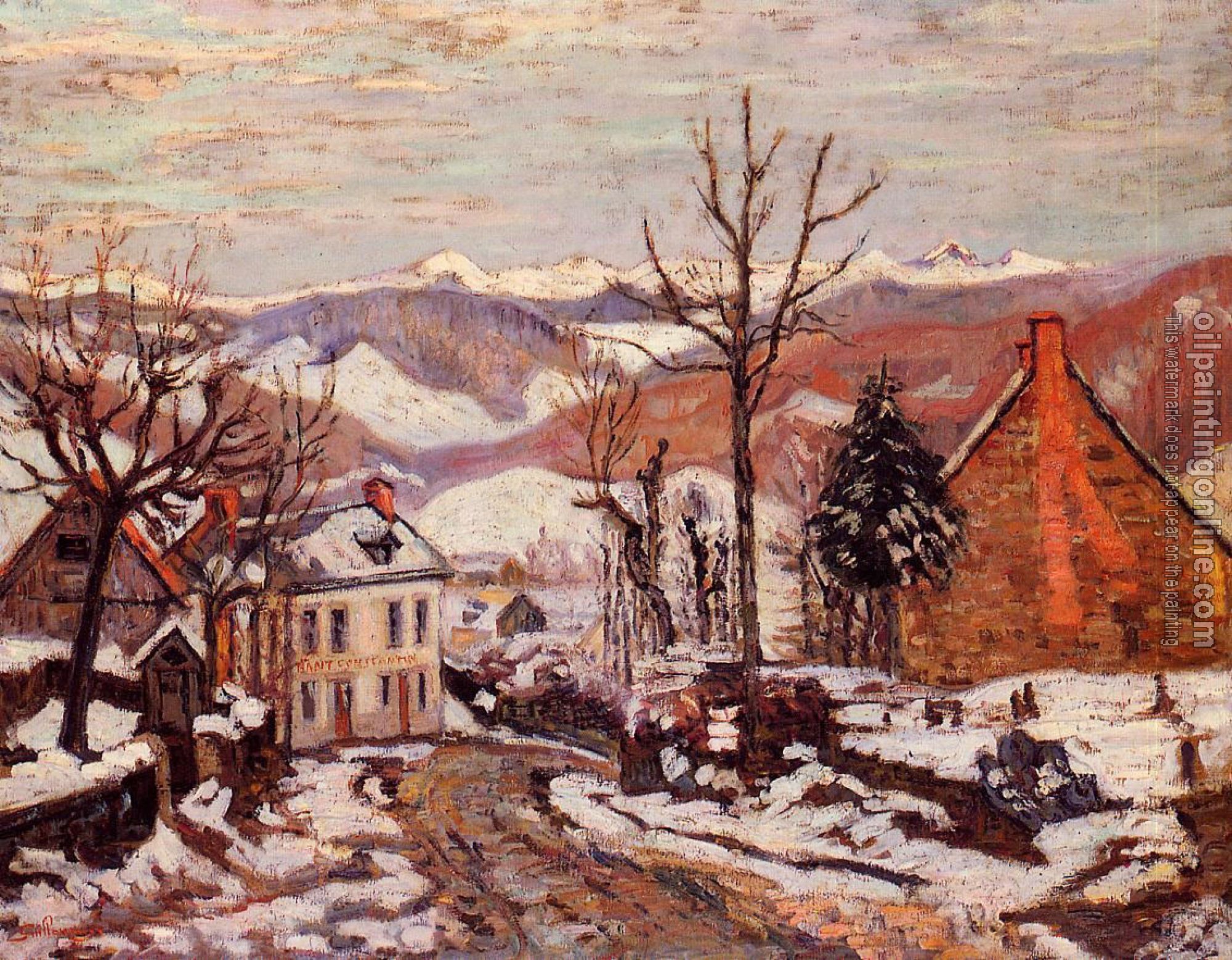 Guillaumin, Armand - Winter in Saint Sauves